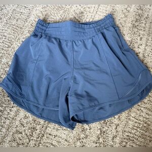 Lululemon Hotty Hot High-Rise Lined Short 4" Oasis Blue Size 4